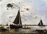 Johan Barthold Jongkind Near Dordrecht painting